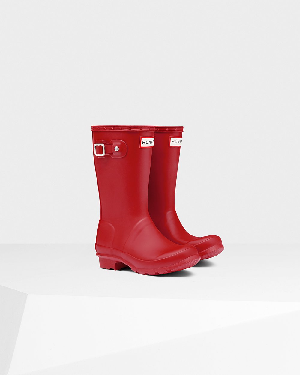 Kids Hunter Original Big | Rain Boots Red | NZ-62089-WODL